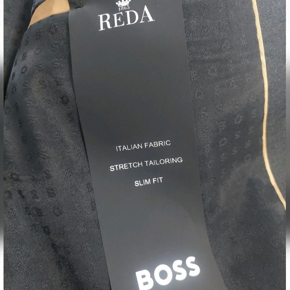 Hugo Boss Mens Blazer Size 40 Regular Charcoal Virgin Wool H Huge 214 Slim Fit